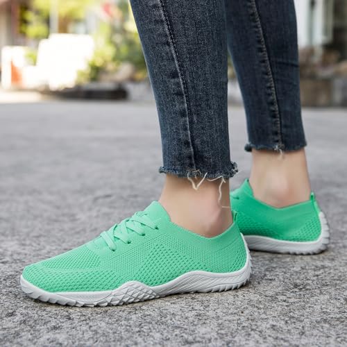 Image of Barefoot Shoes Women Tennis Gym Zero Drop Trail Minimalist Sneakers | Zero Drop 丨Minimalist丨Lightweight Material丨Breathable Mesh丨Non-Slip丨Machine Washable
