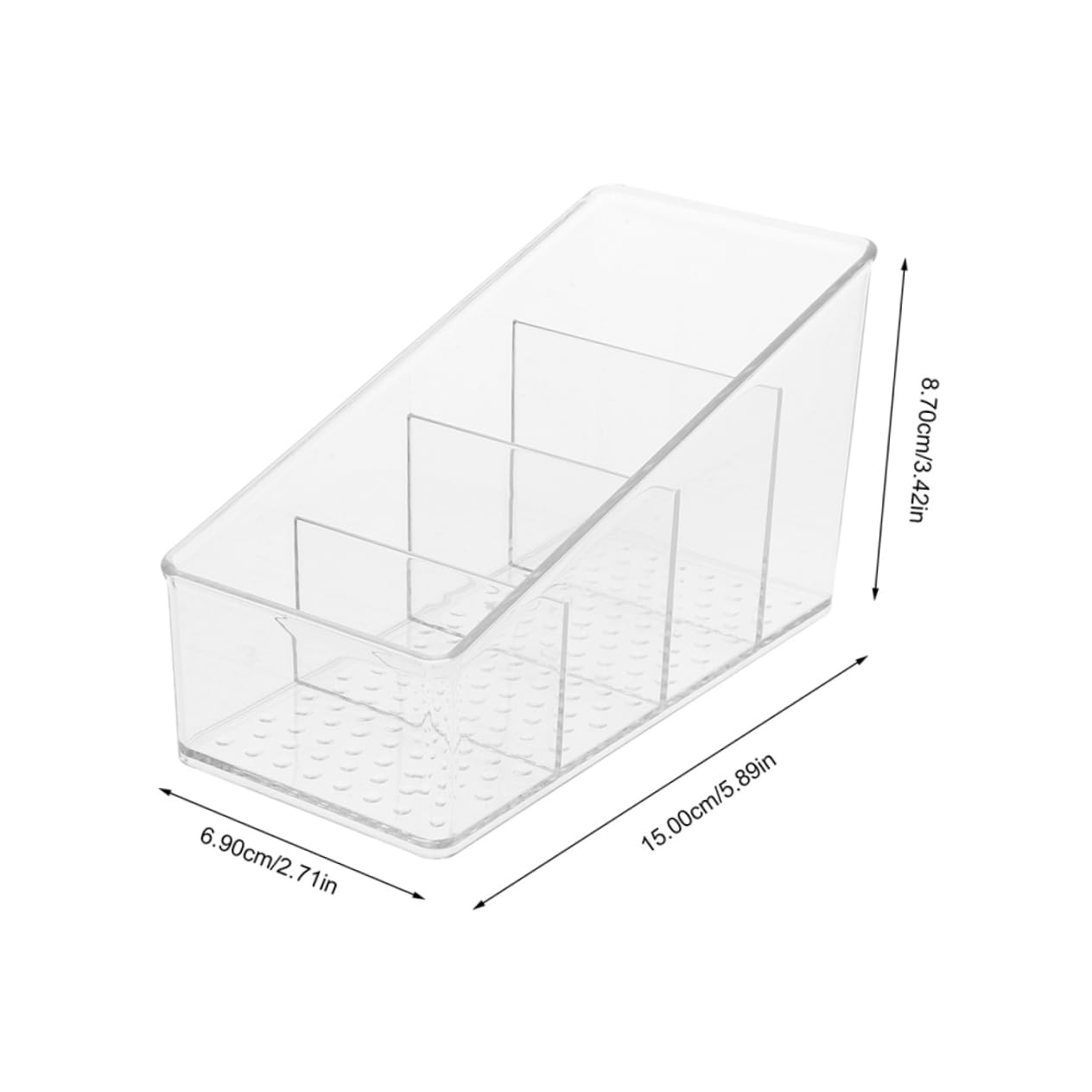Alipis 2pcs Tea Bag Organizer with Clear Storage Box for Easy Access and Sorting for Kitchen Counter and Coffee Bar Compact Design for Tea Bag