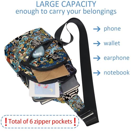 Mochila cruzada compacta e impermeable para proteger tus pertenencias en el camping 6