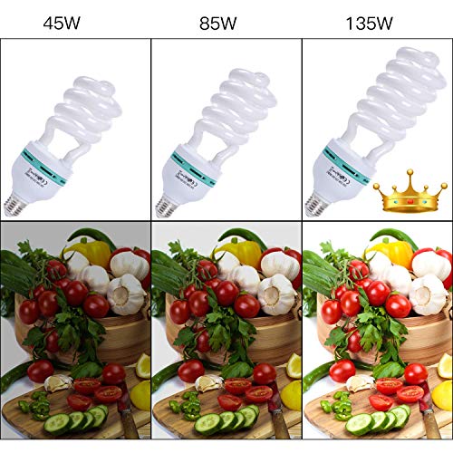 Abeststudio 2x 135W Continuous Lighting Kit 20"x28"/50x70cm Softbox Soft Box Photo Studio Set Light Bulbs Lamp 5500K Photography E27 Socket Softboxes UK Plug - 5