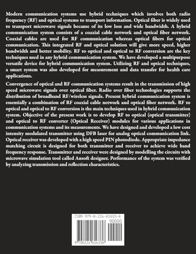 RF and Optical Techniques in Communication and Sensor Systems