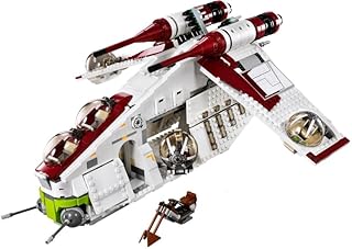 BrickVerse Republic Gunship, A Play Scale/One-Piece Building kit for Display or Play, Compatible Model with The Starwars Republic Gunship (1175 Pieces)