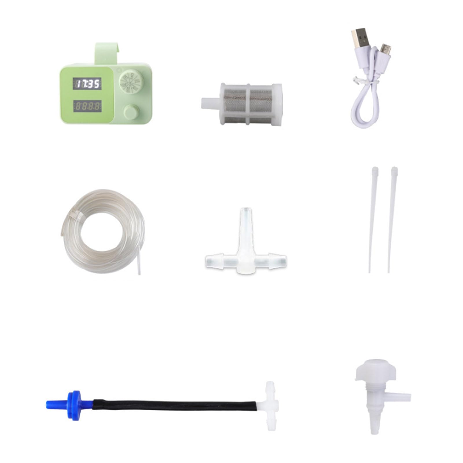 Dispositivo Intelligente irrigazione a Goccia per Giardinaggio Domestico 15 uscite Programma programmabile a 30 Giorni utilizzo Irrigazione Smartgarden
