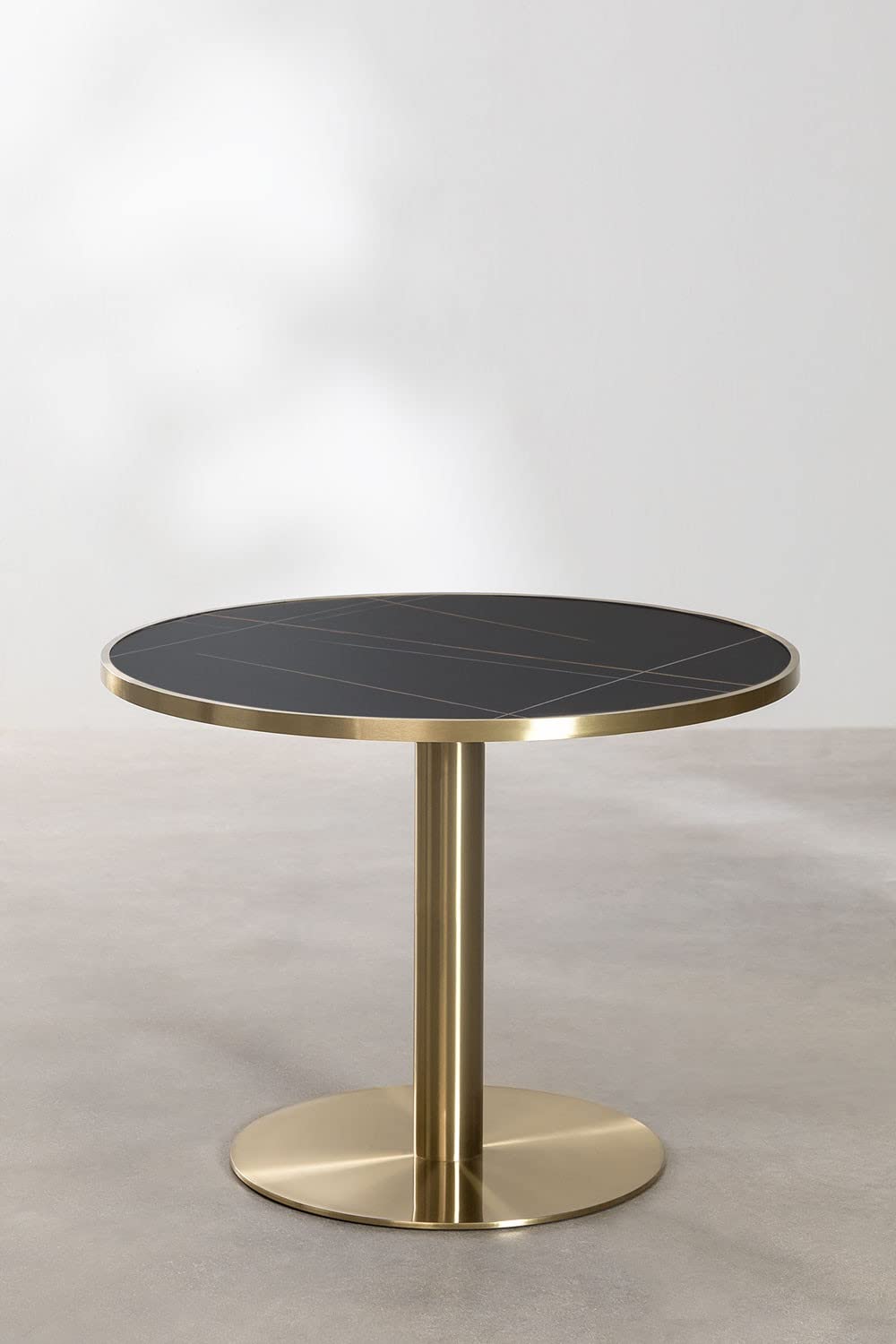 SKLUM Table à Manger Ronde (Ø100 cm) Acier Briselda -