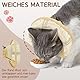 Supet Weiches Katzenhalsband, Netz-Erholungskegel für Haustiere nach Operationen, um das Lecken zu stoppen, verstellbares elisabethanisches Halsband für kleine Kätzchen