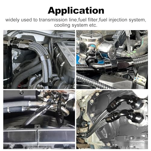 image for EVIL ENERGY 6AN Hose End Fitting Kit Straight 45 90 180 Degree with AN
