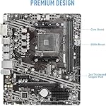 INLAND AMD Ryzen 5 5500 Unlocked Desktop Processor with MSI A520M-A PRO Gaming Motherboard (AMD AM4, DDR4, PCIe 4.0, Micro-ATX), - Image 2