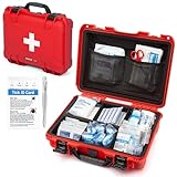 NANUK 910 Waterproof First Aid Kit 146pcs – Durable, Pre-Stocked First Aid...