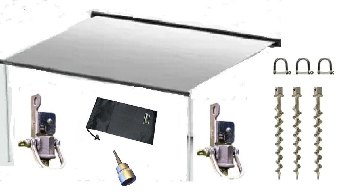 3 x SCHRAUBHERINGE Aluminium mit NUSSADAPTER+ ÜBERKOPF Holly Large 28 mm Ø EDELSTAHLSCHÄKEL im Beutel