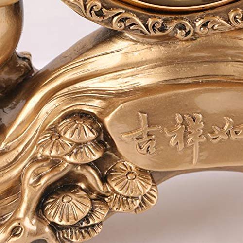 relógio Relógio de mesa de resina retrô com bateria de um lado relógio de mesa decorativo para mesa