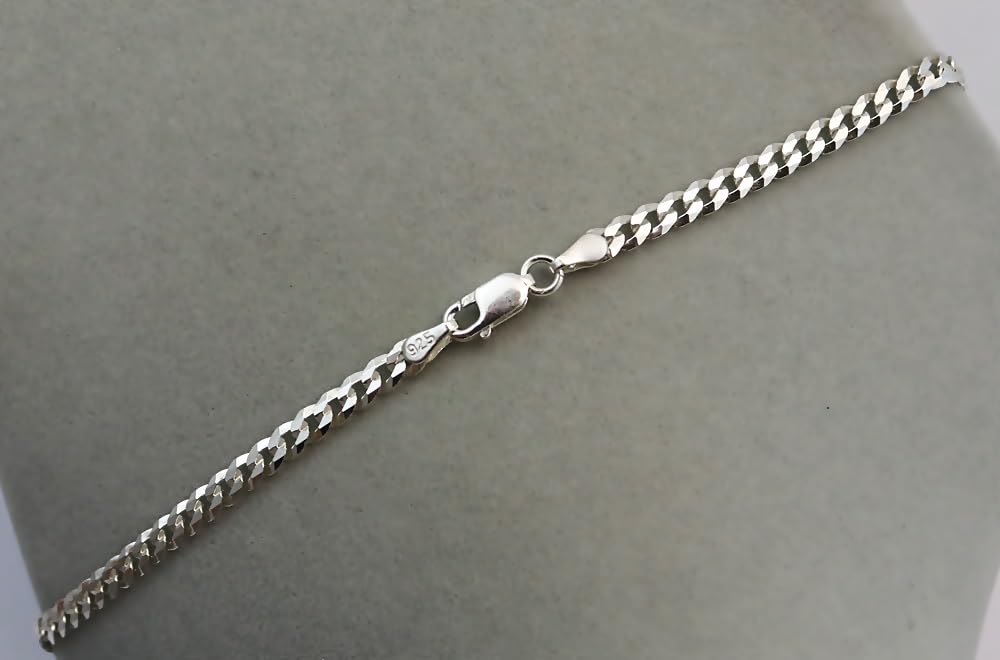 Cadenas para hombre, oro 925/585 de 14 quilates, cadena para hombre, cadena de eslabones para hombre, plata 925 con oro de 14 quilates, joyería para hombre, calidad italiana