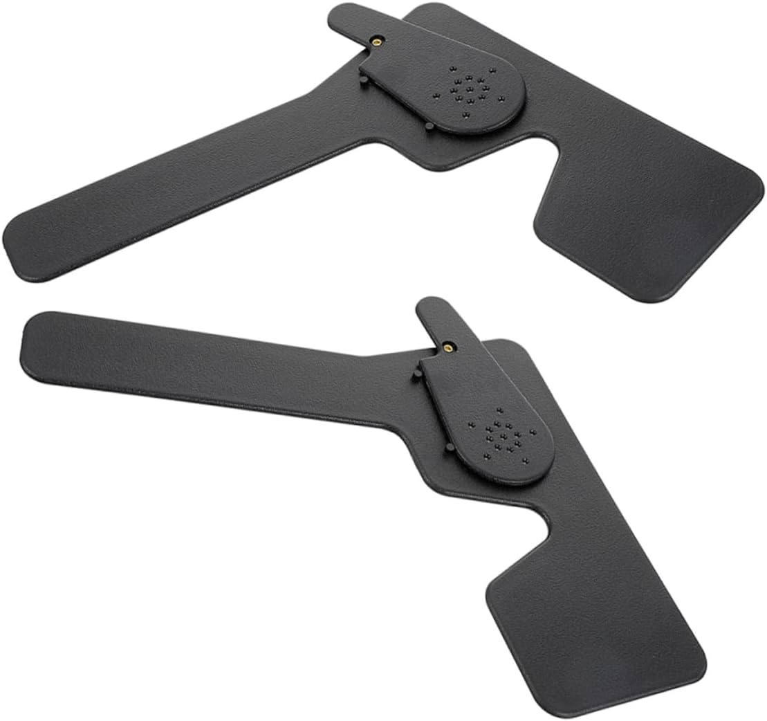 2pcs Eye Occluder Lightweight Eyepiece Shield for Testing Portable Eye Patch for Optometrists and Personal Use Occlusion Device