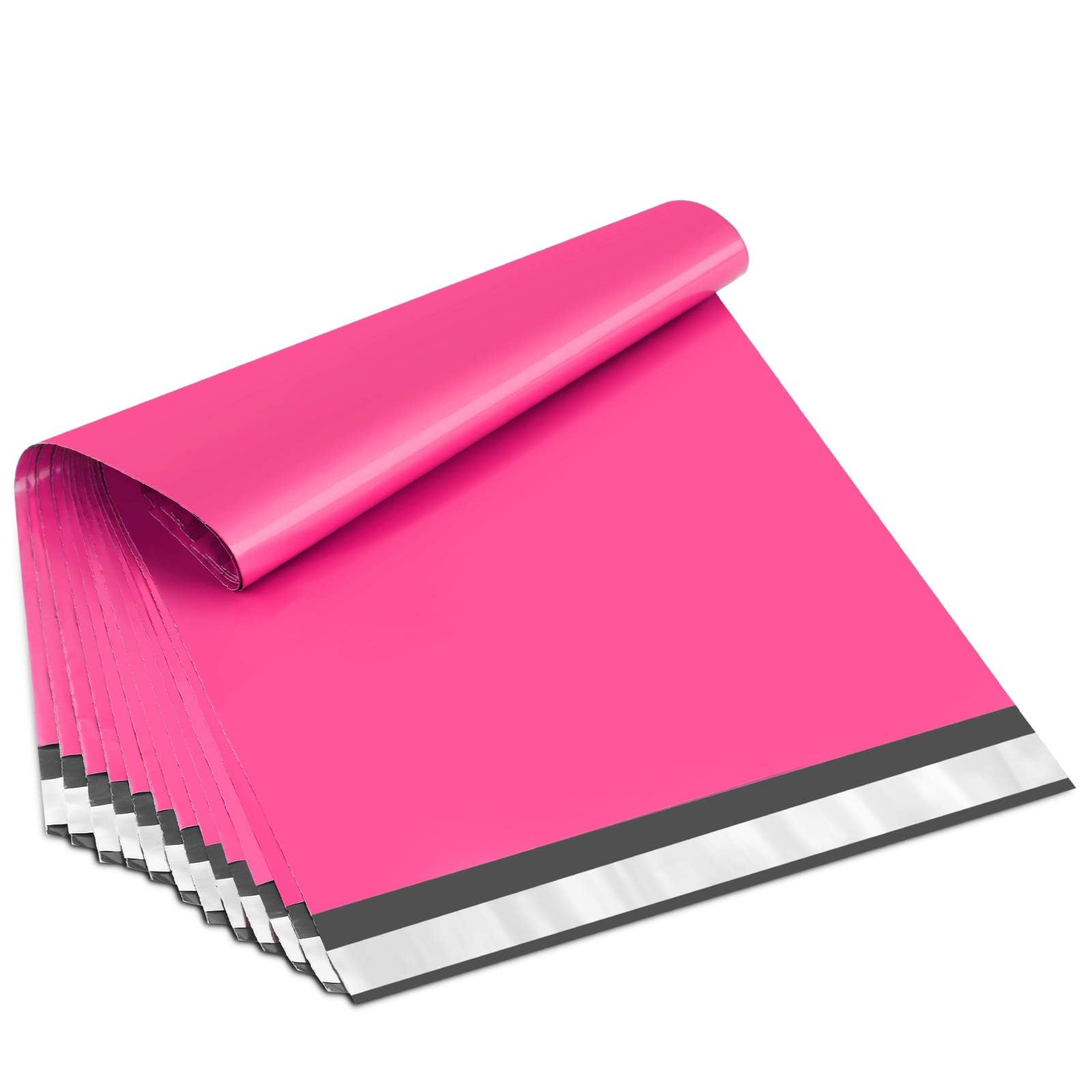 UCGOU Large Poly Mailers 14.5x19 Inch Hot Pink 200 Pack Shipping Bags