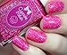 Mr. Mint - hot pink glitter holographic nail polish by Cupcake Polish