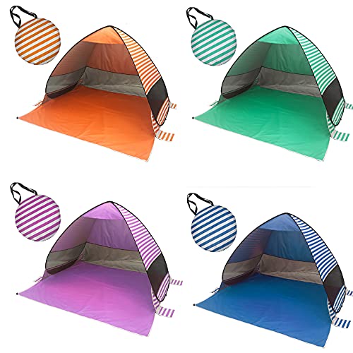 Carpa de playa familiar y toldo solar UV50 portátil y ligera miniatura 2