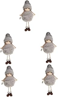 BESTOYARD 5 Peças De Enfeites De Natal Bonecas De Bebê Para Meninas Enfeites De Árvore De Natal Enfeite De Boneca Pingente De Boneca De Natal Pingente De Boneca Pequena Pingente De Boneca