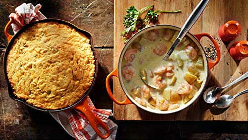 Skillet Redonda com alça Signature 26cm, Laranja, Ferro Fundido, Le Creuset