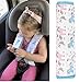 1x HECKBO cinturón de coche unicornio protector de la niña hombreras cinturón protector de hombros cojín de hombro asientos de coche almohadillas de cinturón para niños y adultos
