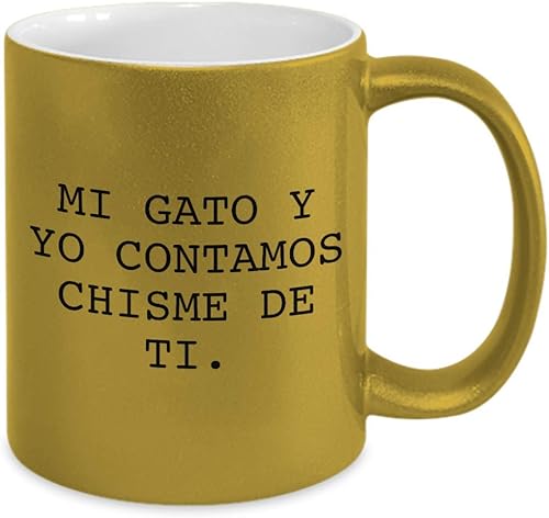 Miniatura 4 de TAZA GATO - ENVIO GRATIS! - MERALICO - COFFEE - TAZAS PARA CAFE CON FRASES PARA MUJER - VASO GRACIOSO - BASO - VASOS GRACIOSOS - REGALO ORIGINAL PARA