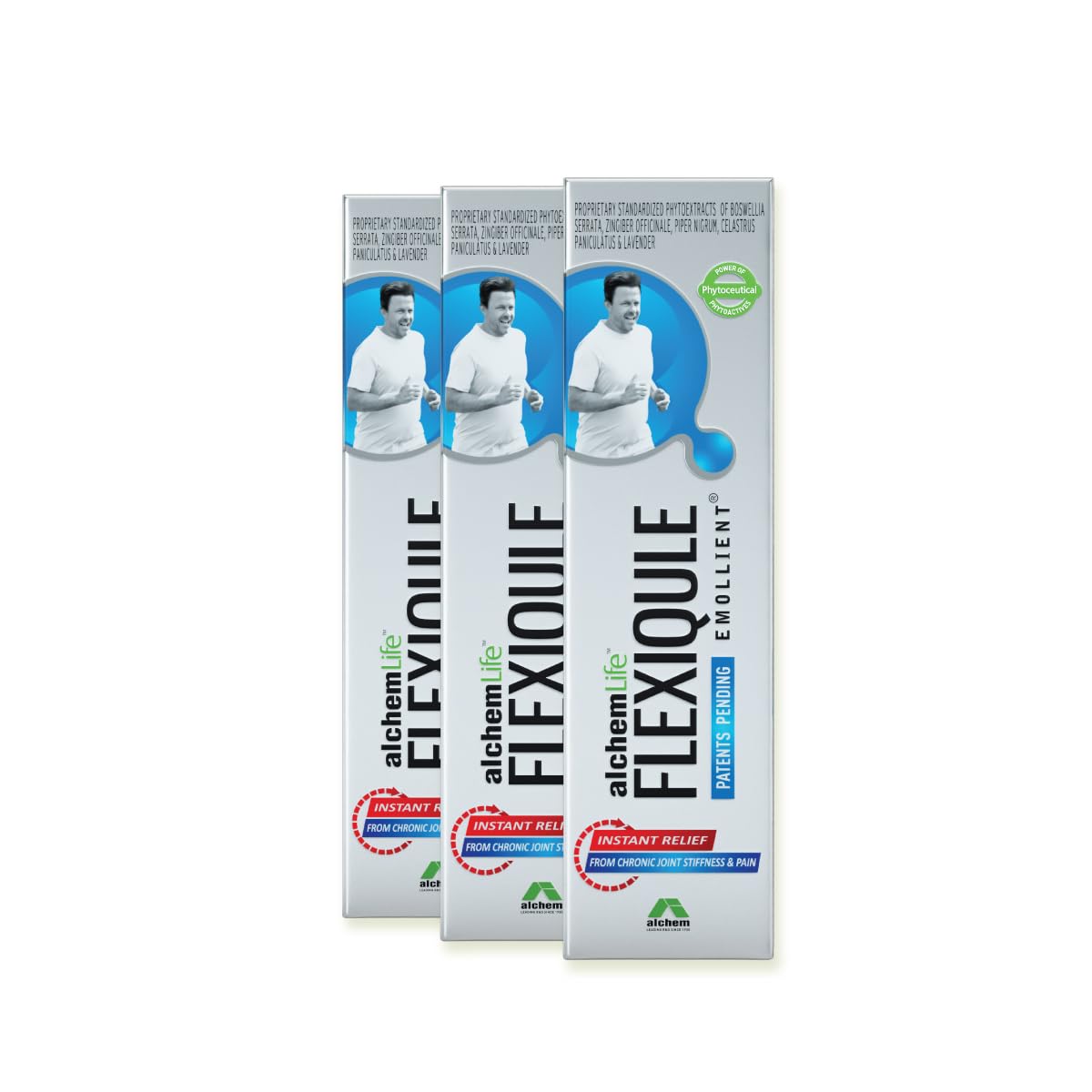 AlchemLife FlexiQule Emollient Natural Care for Joint Stiffness and Pain (Pack of 3) (B07ZQ36XXZ) Amazon Price History, Amazon Price Tracker