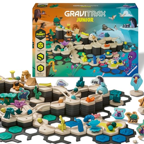 Ravensburger GraviTrax Junior Starter-Set XXL 27059 - Murmelbahn...