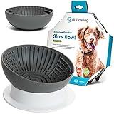 dobrodog 2in1 Slow Feeder Dog Lick Bowl Set – Elevated Silicone Slow Feeder Dog Puzzle Bowl & Stand