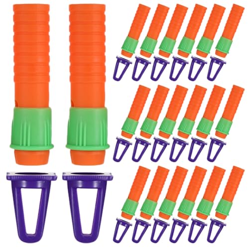 La Mejor Lista de Lápices plásticos y de cera para comprar online. 46 VANZACK 20 piezas Extensor de Lápices de Cera Plástico Soporte Multipropósito para Crayones y Lápices de Pintura al Óleo Diseño Ergonómico para Dibujo y Arte Escolar
