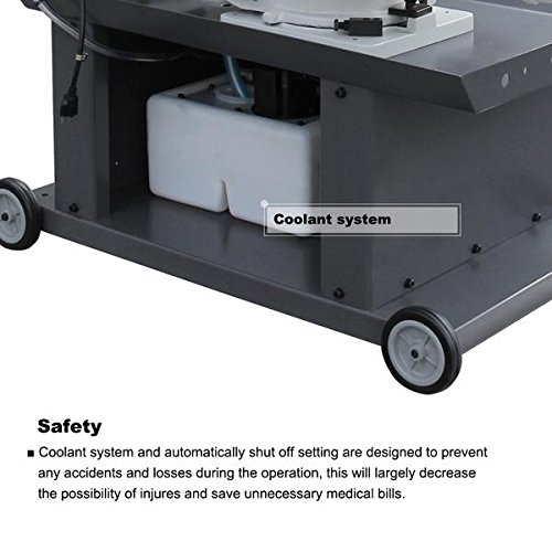 KAKA Industrial Metal Cutting Band Saw,Solid Design Metal Bandsaw, Horizontal Bandsaw, High Precision Metal Band Saw, Build-In Safety Settings, Space Saver Metal Cutting Band Saw (BS-712R)