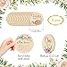 Tiamon 16 Pieces Wooden Baby Monthly Milestone Cards Monthly Milestone Marker Discs Double Sided Wooden Circles Months Signs for Baby Shower Newborn Photo Props(Fresh Flowers)