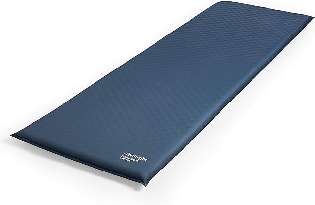 Silentnight Self Inflating Sleeping Mat Camping Mattress - Inflatable and Compact Sleeping Pad with Storage Bag for Camping, Hiking and Festivals - Self Inflating with No Pump Needed, Single