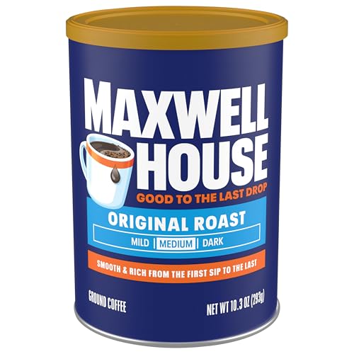 Maxwell House Original Roast Ground Coffee, 10.3 oz Canister