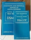 Diagnostic and Statistical Manual of Mental Disorder DSM-5TR Text Revision DSM-5-TR 5th Edition + DSM 5tr Desk Reference Combo Study Pack