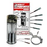 ULTRA Bilge Pumpswitch Sr. Float UPS-01, High Water Sensitivity Sensor, Reliable Automatic Pump Switch Activation for Boats and Yachts, Durable Construction, 12 Volt - Normally Open Alarm Circuit