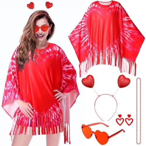 Geyoga 5 Pcs Valentine's Day Costume Set for Women Includes — free download