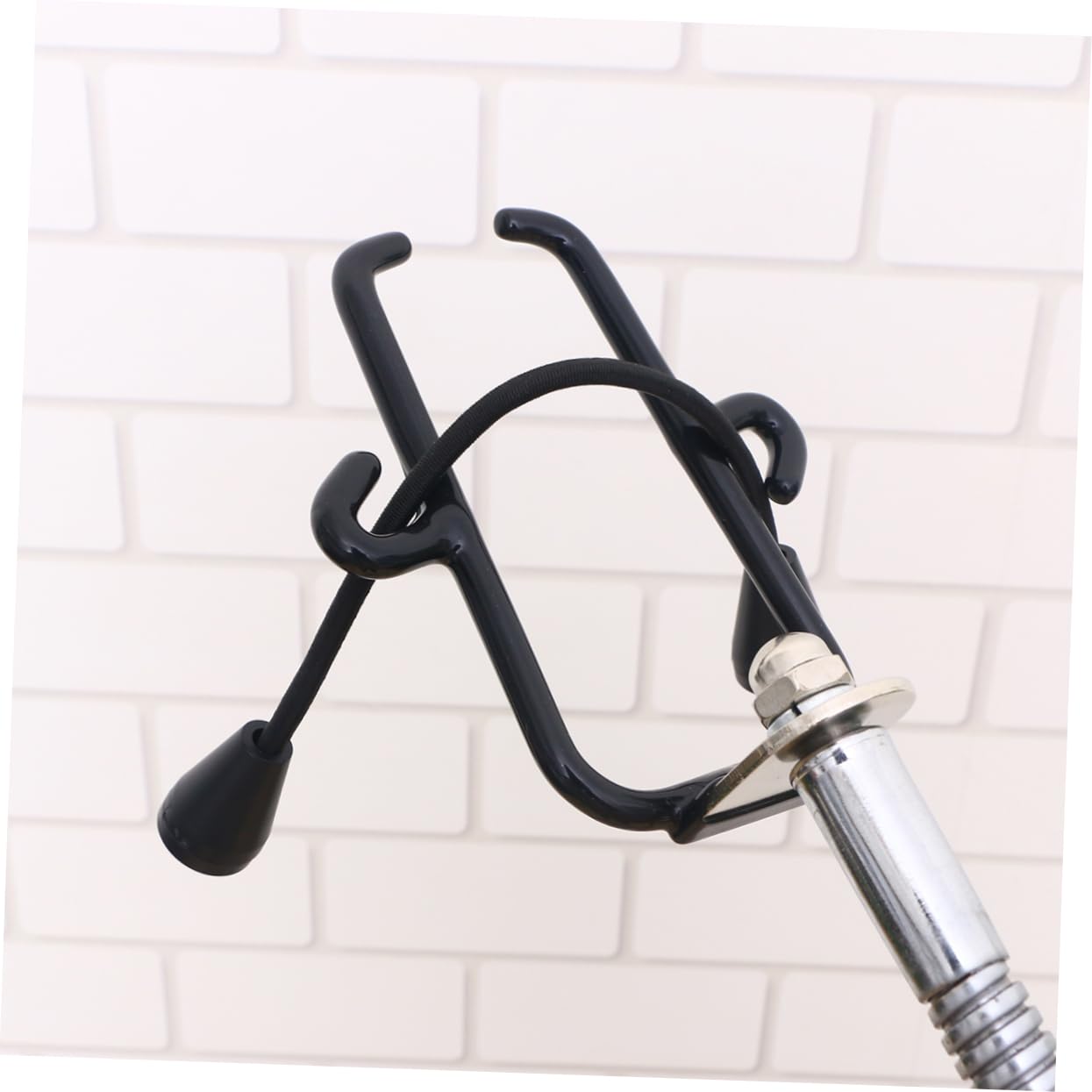 TOPBATHY Supporto per Asciugacapelli da Muro Regolabile in Ferro Argento Ventosa Antiruggine per Bagno e Toilette, Capacità Massima 5kg