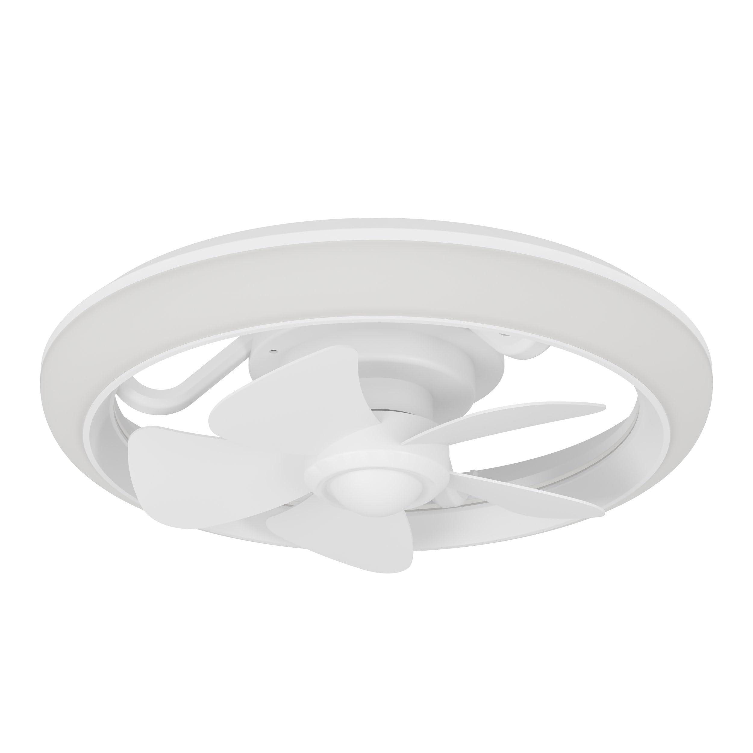 EGLO LED Deckenventilator mit Beleuchtung Fernandina | Ventilator Decke dimmbar mit Fernbedienung und Timer, DC Motor, warmweiß - kaltweiß, RGB, weiß, Ø 39,8 cm