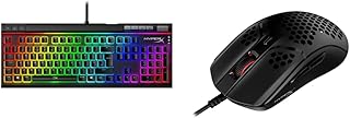 HyperX Alloy Elite 2 – Mechanical Gaming Keyboard, Software-Controlled Light & Macro Customization & Pulsefire Haste – Gaming Mouse – Ultra-Lightweight, 59g, Honeycomb Shell, Up to 16000 DPI