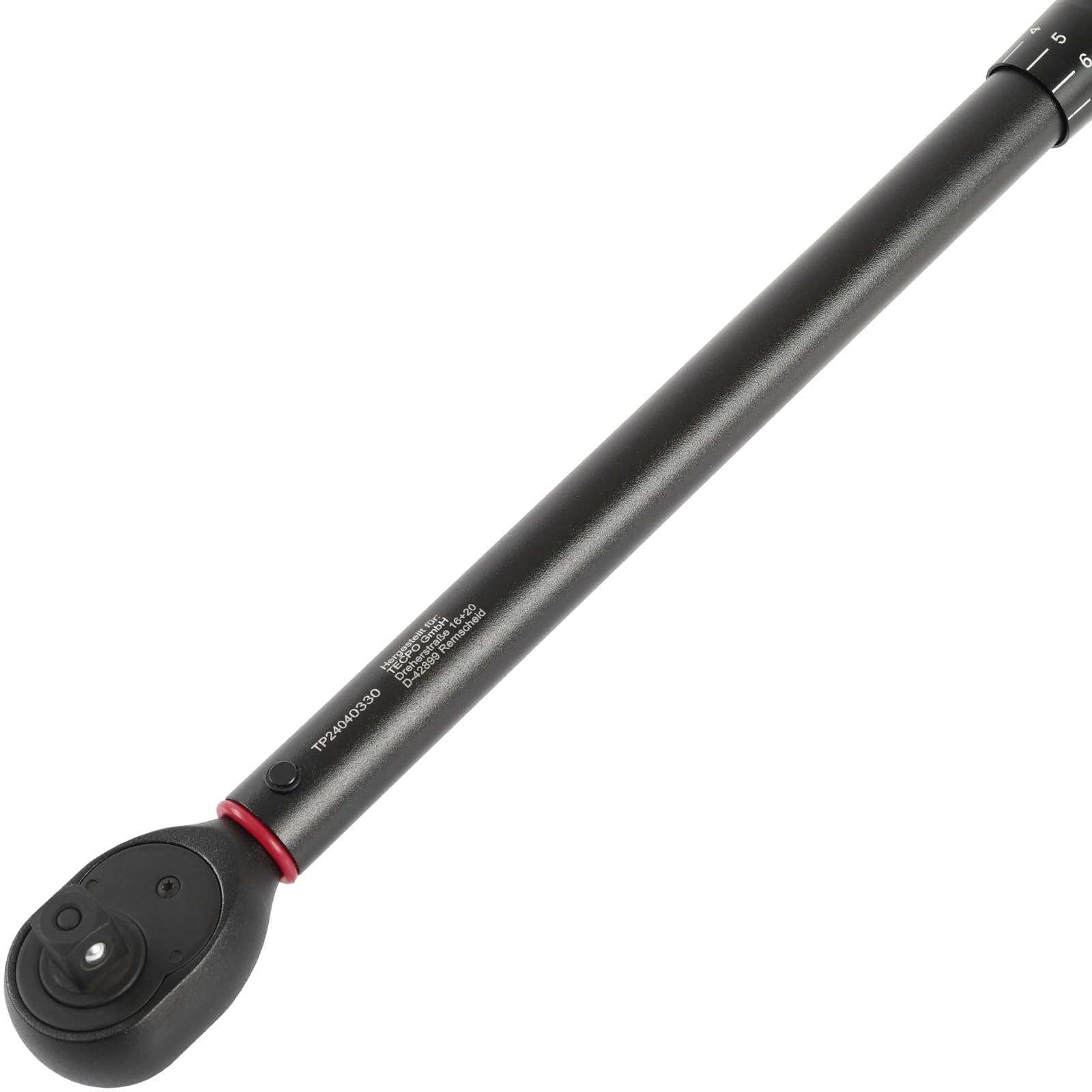 TECPO Llave dinamométrica 20-200 Nm + 1/2" Juego de llaves de vaso SW 17-19-21 mm