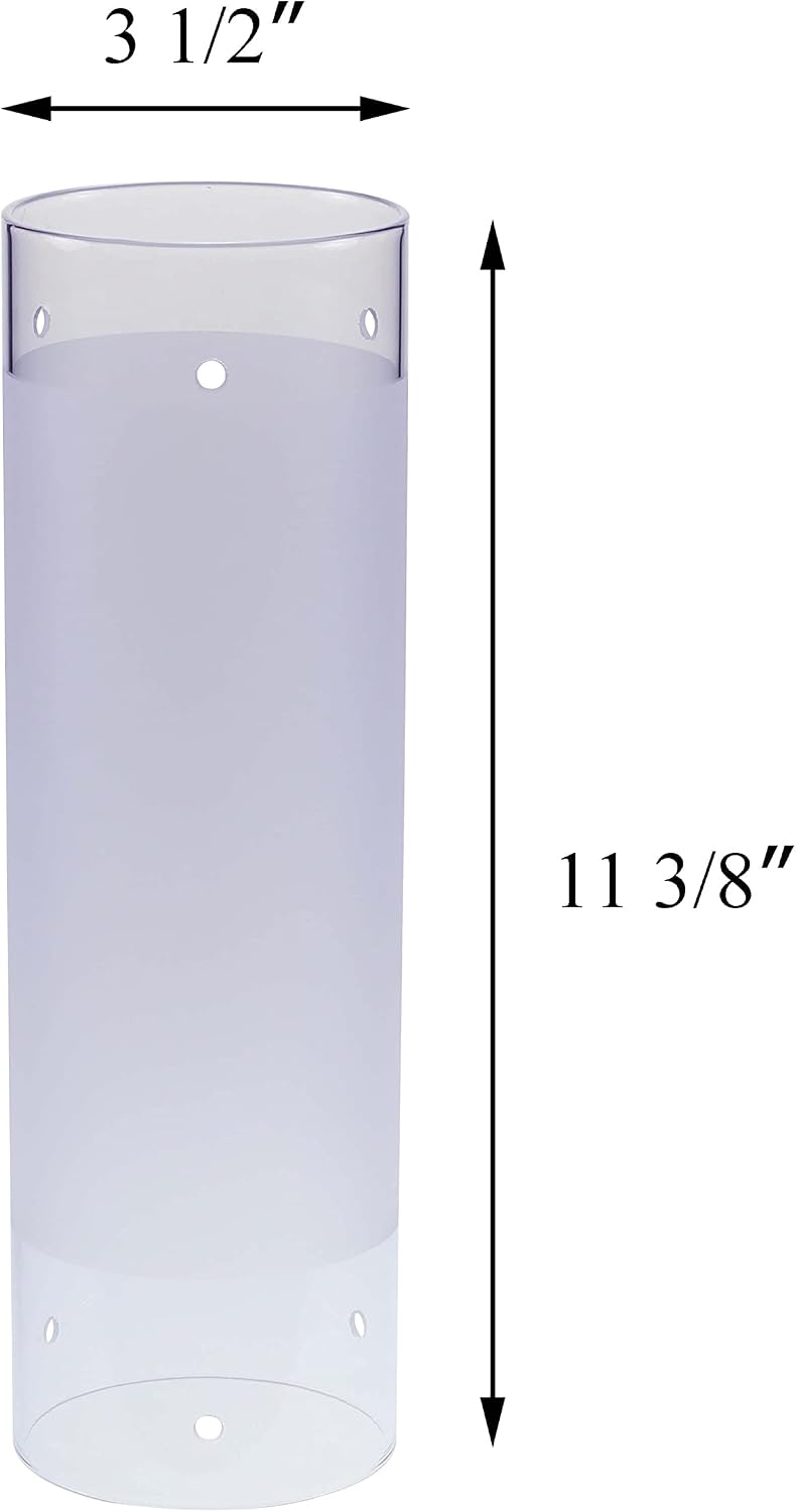 XiNBEi Lighting Inner Replacement Frost Glass for XB-P1159-CH & XB-W1159-CH XB-G1159-IN