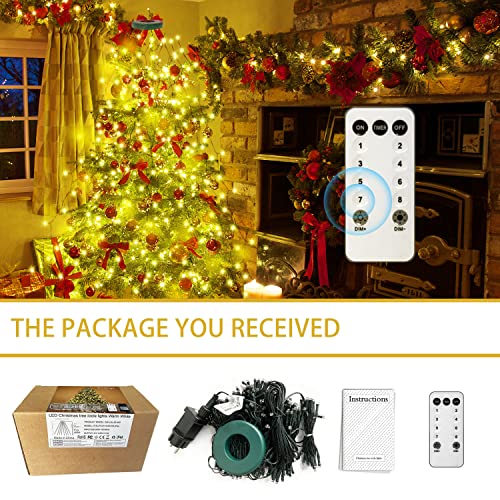 Guirlande LED sapin télécommandée à 16 branches pour décoration extérieure - 6