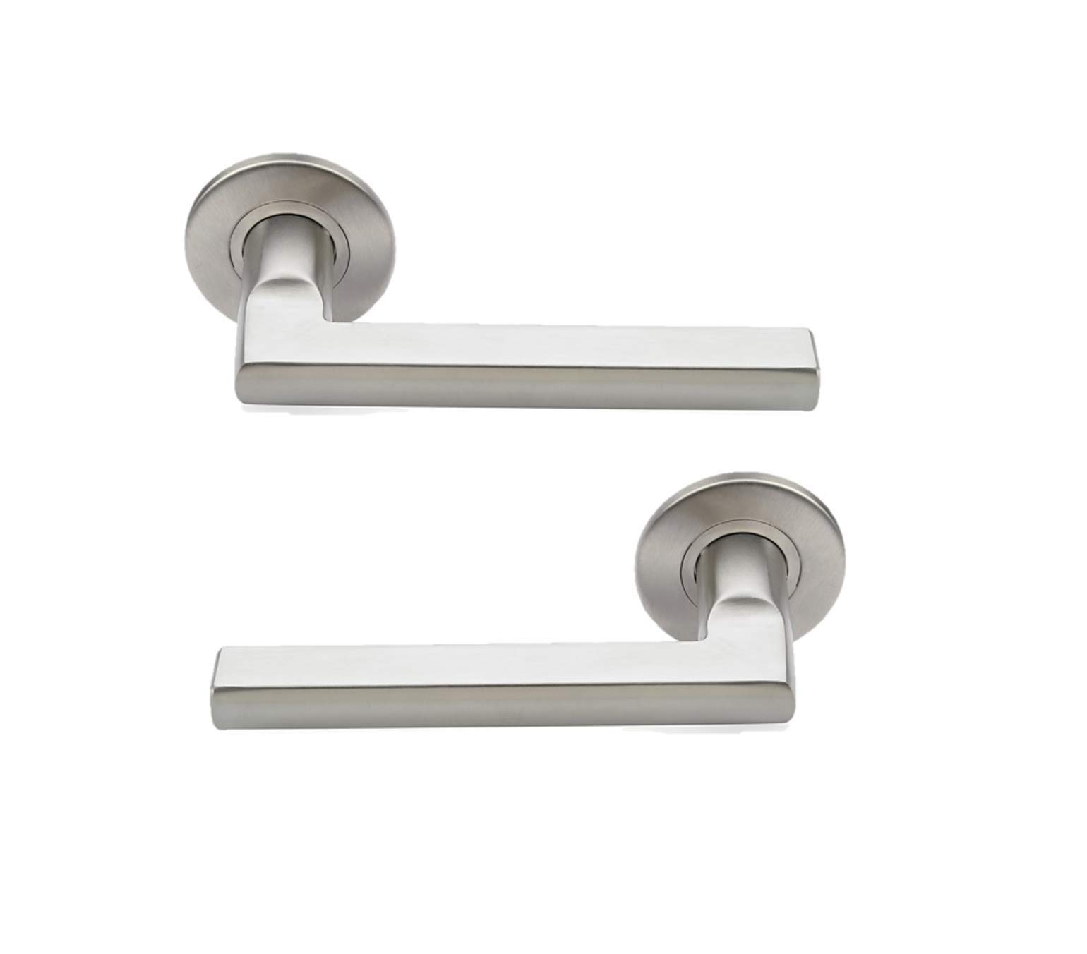 Bricard Stainless Steel Tempo 668551 Handles On Rosette