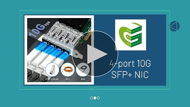 Amazon.com: GLOTRENDS ST7219 4-Port 10G SFP+ Ethernet Network Card