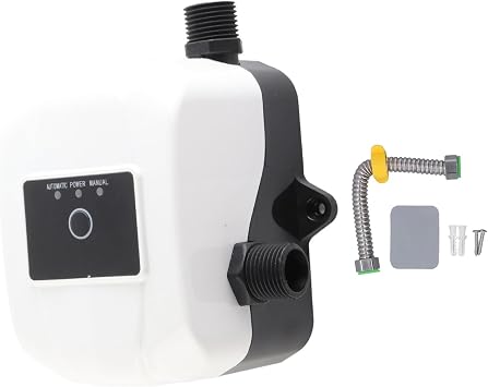 Automatic Booster Pump 100W 35L min 24V DC Water Pressure Pump with 1 2 Inch Connector for Home Shower Faucet Garden Irrigation Solar System US Plug 100-240V