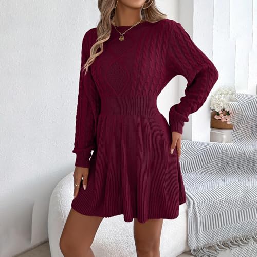 Robe pull en tricot ajustée pour structurer la silhouette