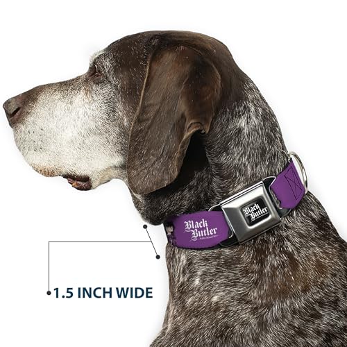 Collier pour chien violet noir Crunchyroll ajustable de 24 à 33 cm - 8
