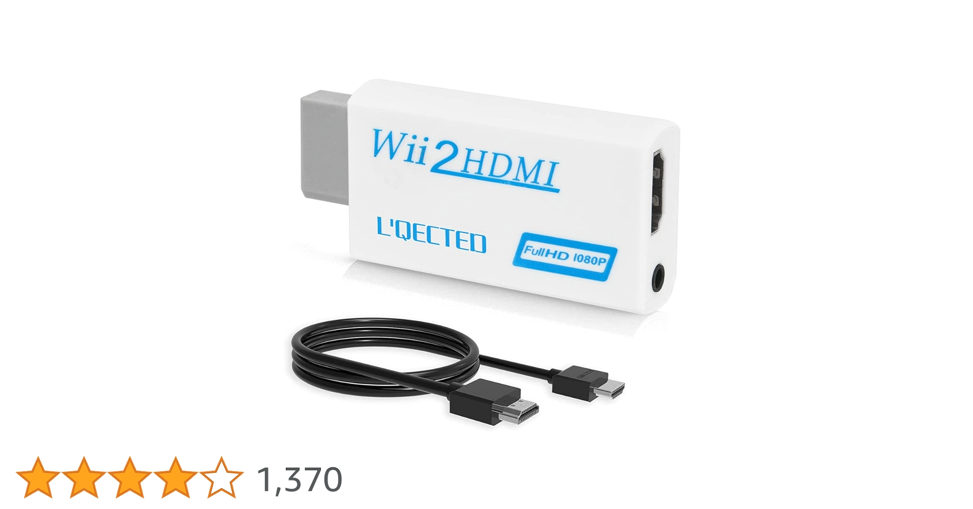 Wii - Wii本体 リモコン ハンドル HDMI変換 ソフト2本 各種ケーブルセット Amazon.co.jp: Wii To HDMI 変換アダプタ Wii専用 変換アダプタ