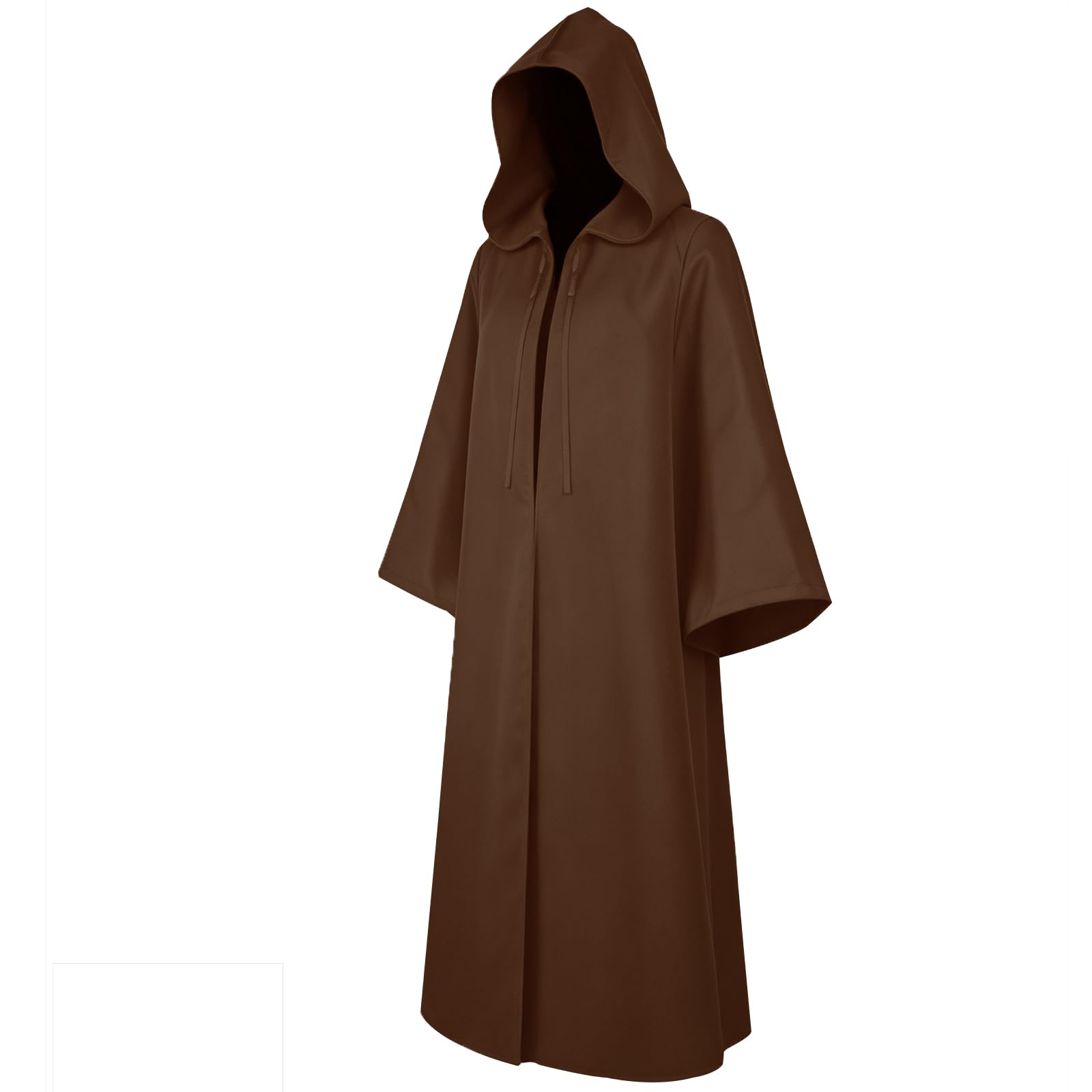VAAT Halloween Cosplay Costume Robe Cloak Men Hooded Robe Cloak Knight Fancy Cool Cosplay Costume Cape(brown-XL)