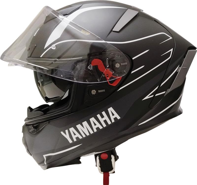 Image of Yamaha Y4 Full Face Helmet (Matt Black, Size L) Y6ATZ1MB0L24