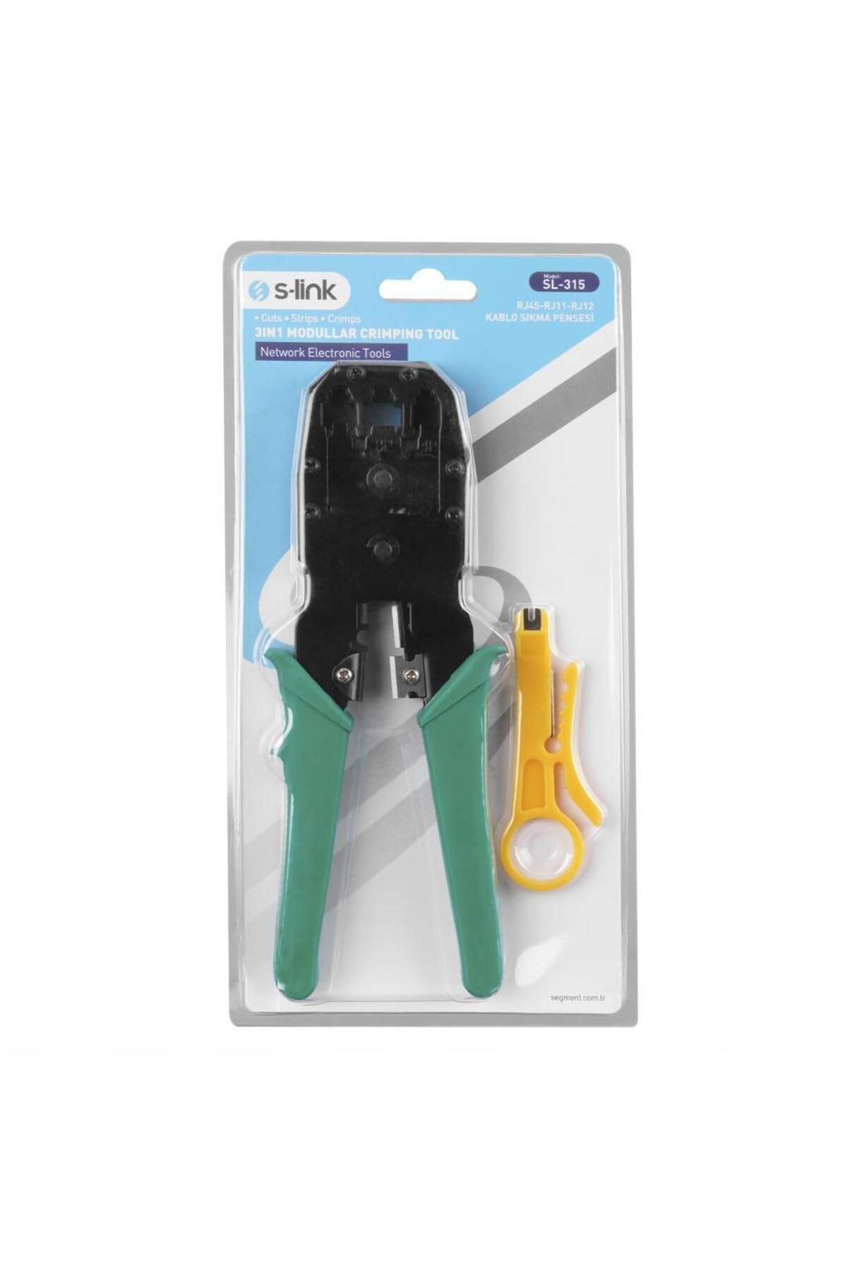 S-Link SL-315 RJ-45/RJ-12/RJ-11 Üçlü Pense