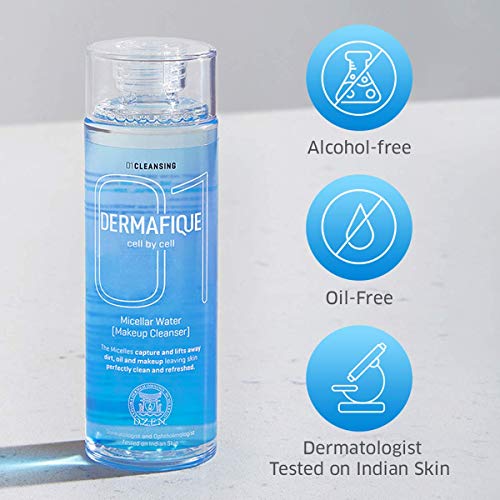 Dermafique Micellar Water Makeup Cleanser – 150ml, Removes Waterproof Makeup, with Hyaluronic Acid and Smart Micellar Technology, Paraben & SLES Free | Dermatologist Tested - Image 6